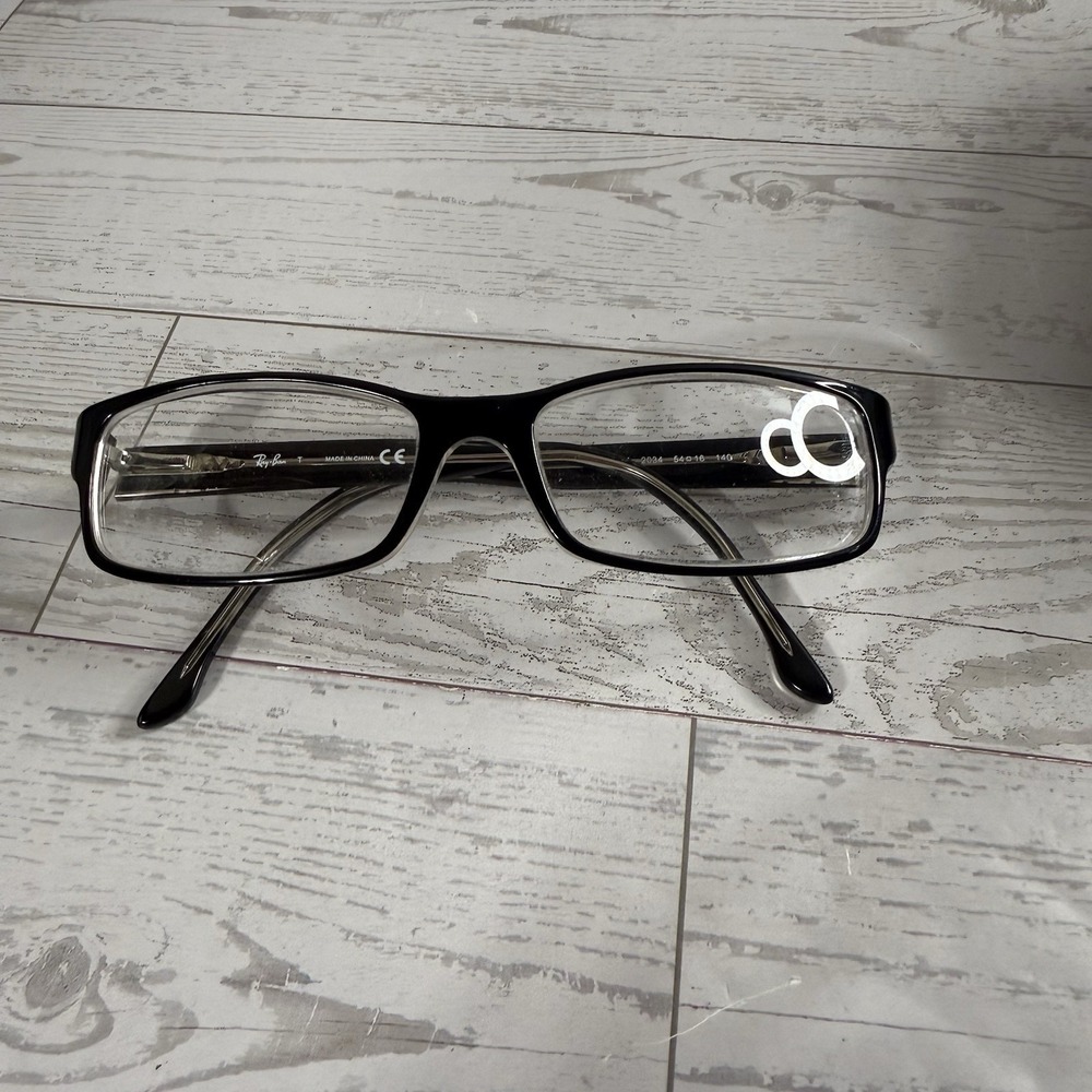 Ray-Ban RB5114 2034 Eyeglass Frames Only 54-16-140 Black Clear Rectangle